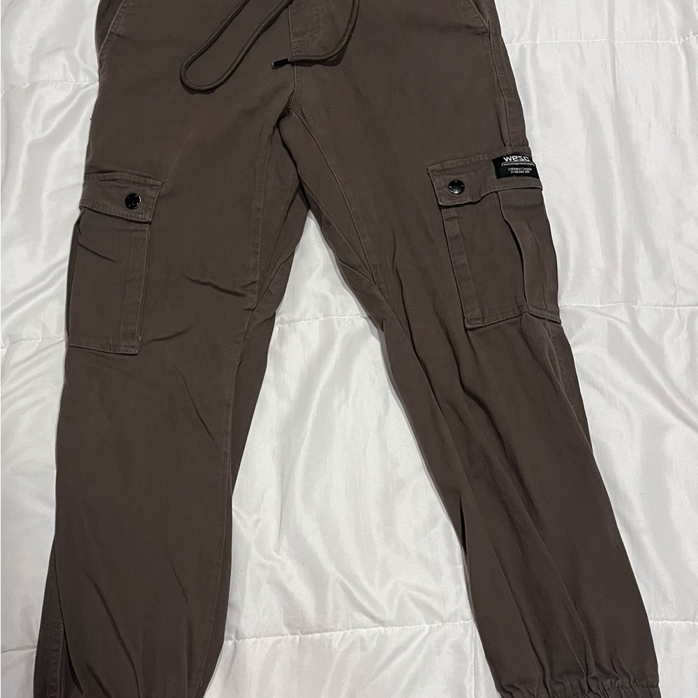 WeSC Cargo Jogger/ Utility Pants - Brown